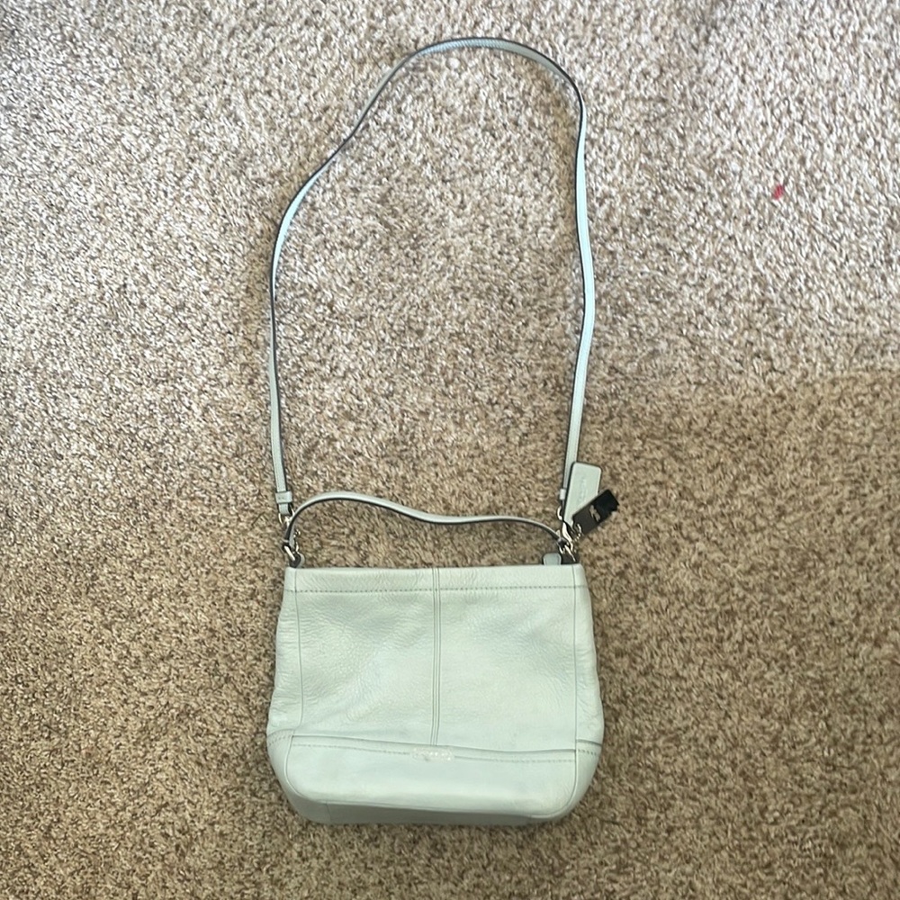 Coach Light Blue Crossbody Purse